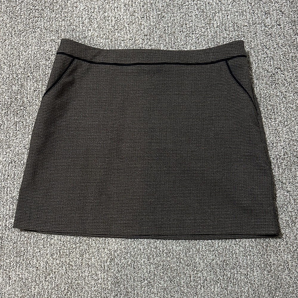 Twill Elegant Black Skirt